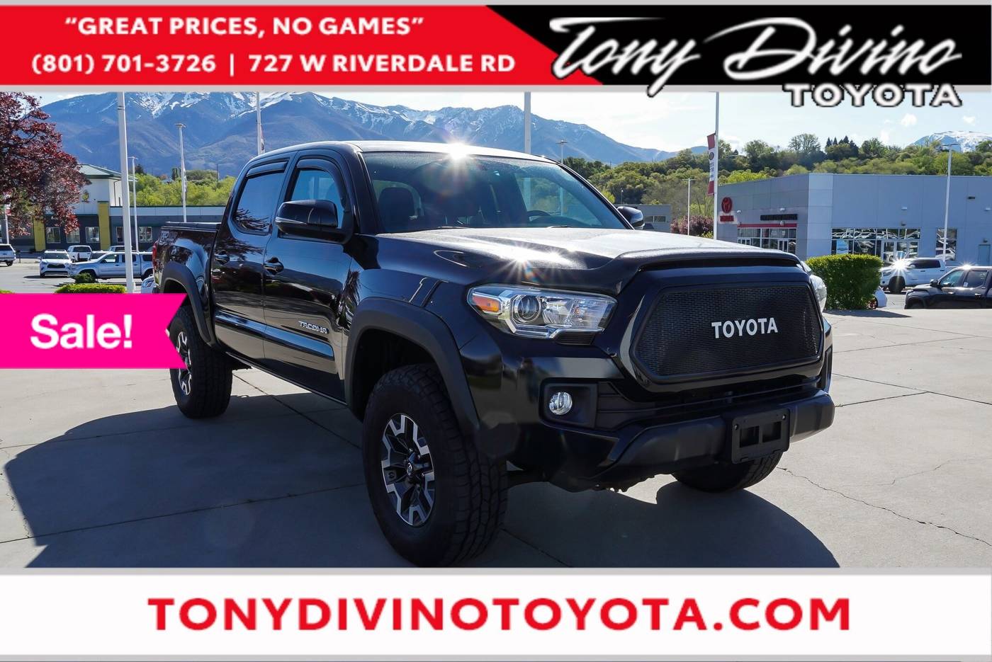 2016 Toyota Tacoma TRD Off Road — Pickup Truck — 52,248 mi — Riverdale, UT