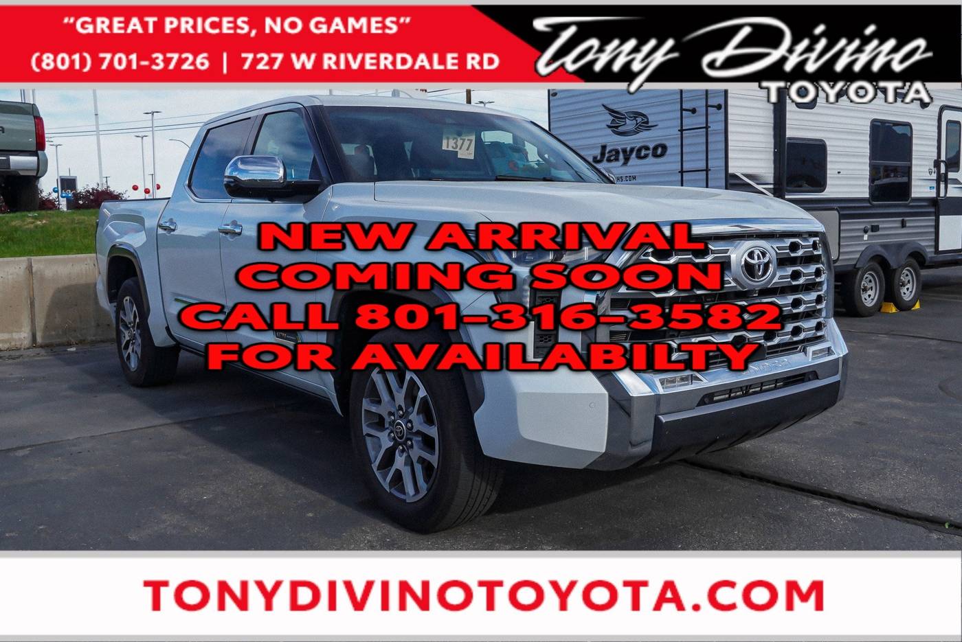 2022 Toyota Tundra 1794 Edition — Pickup Truck — 22,518 mi — Riverdale, UT