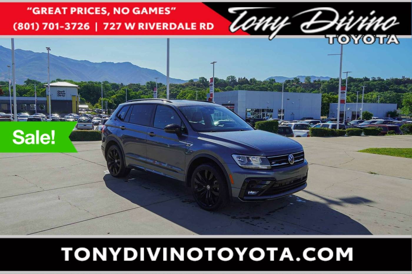 2021 Volkswagen Tiguan SE R-Line Black — SUV — 59,384 mi — Riverdale, UT