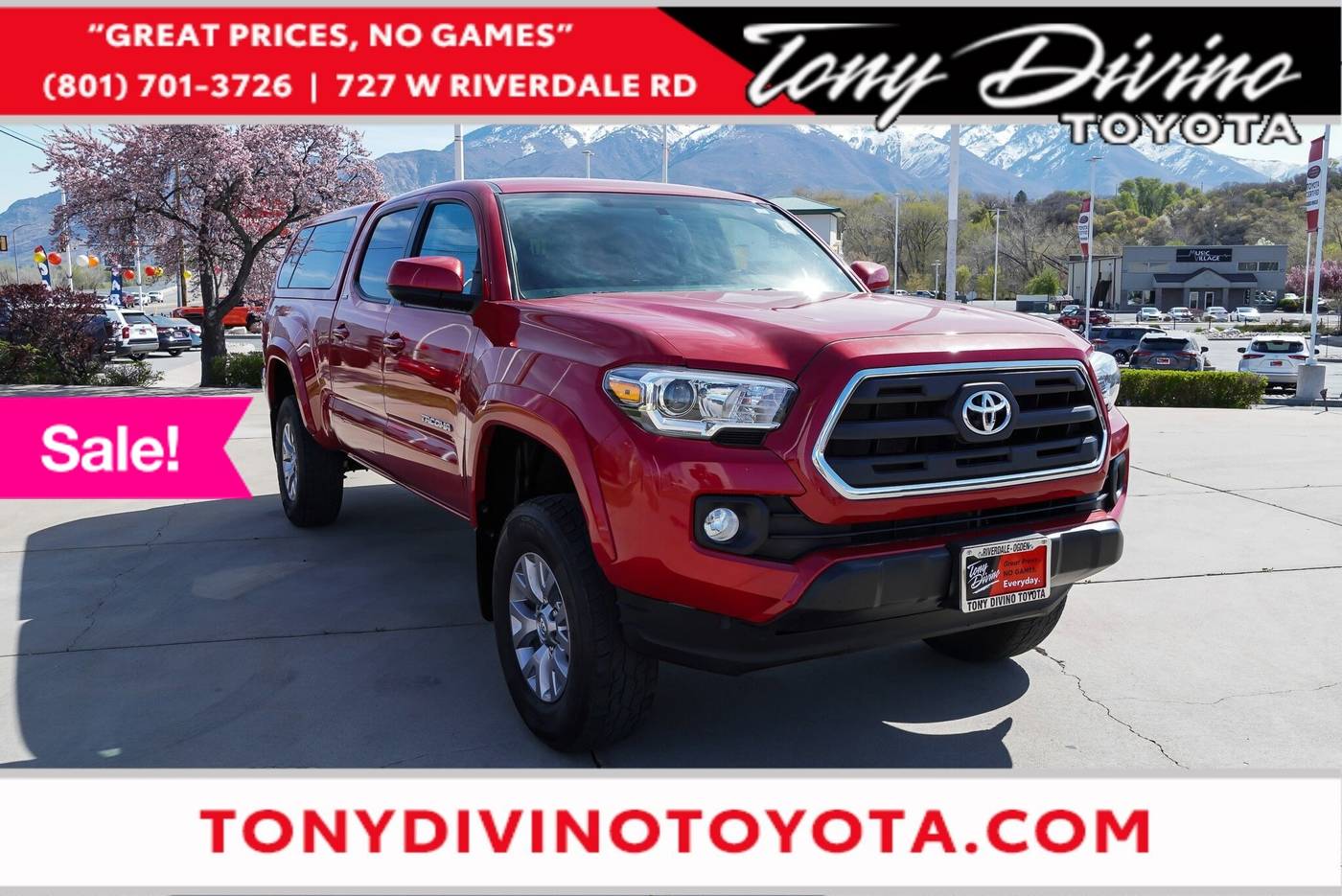 2017 Toyota Tacoma SR5 — Pickup Truck — 44,689 mi — Riverdale, UT