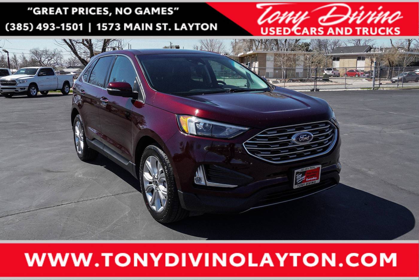 2023 Ford Edge Titanium — SUV — 55,902 mi — Riverdale, UT