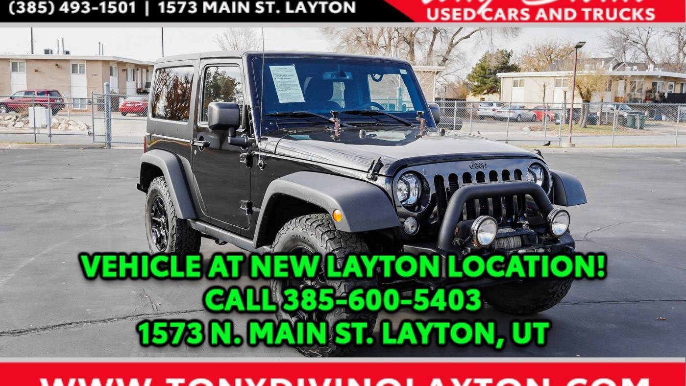 2016 Jeep Wrangler Willys Wheeler — SUV — 80,481 mi — Riverdale, UT