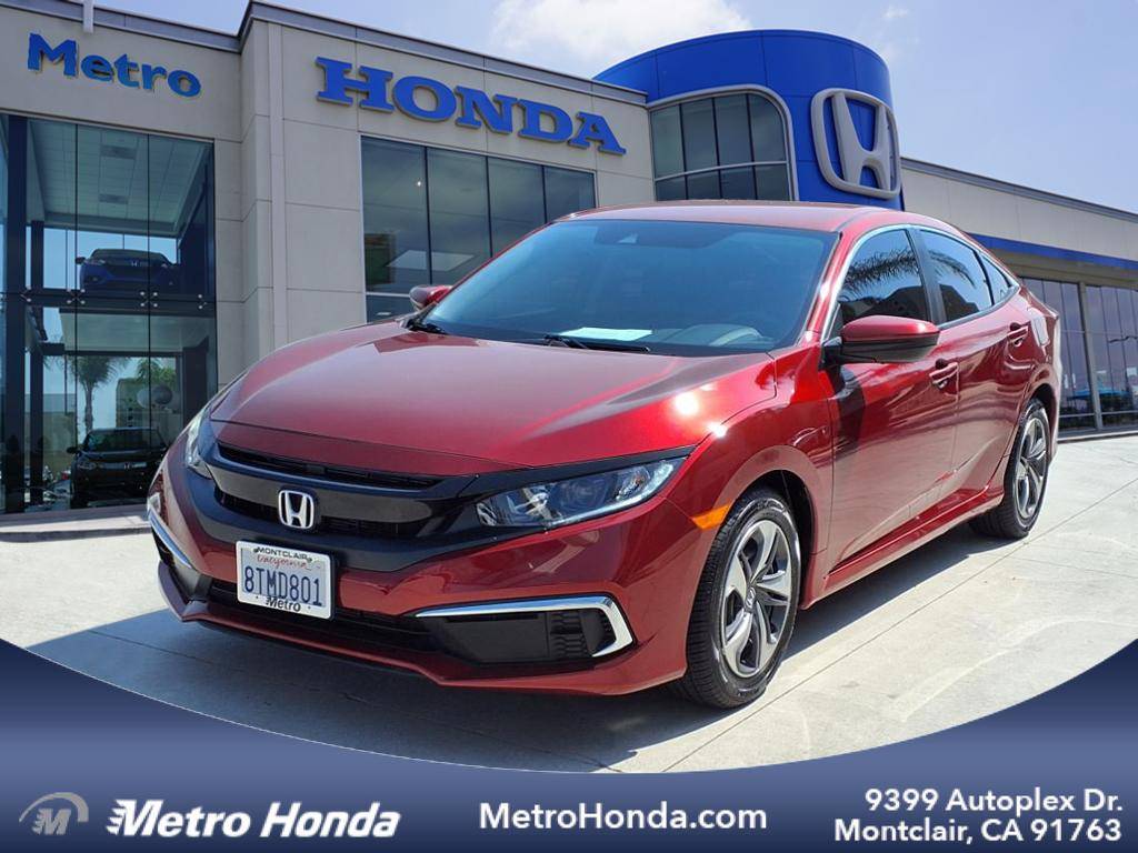 2020 Honda Civic LX — Sedan — 38,547 mi — Montclair, CA