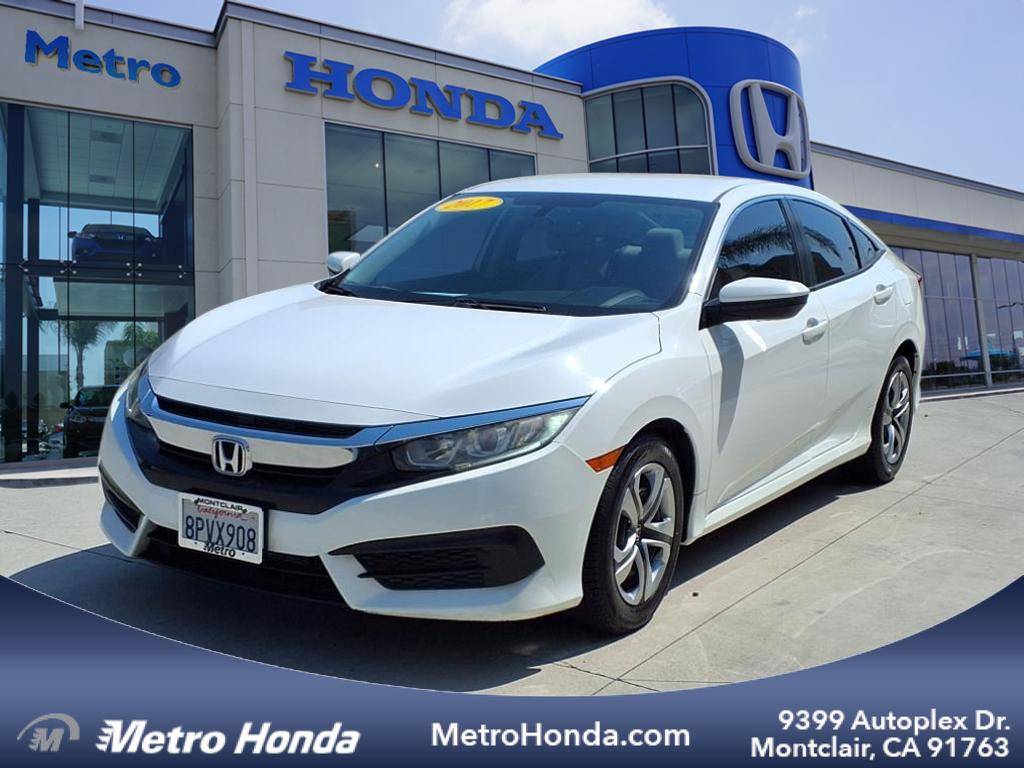 2017 Honda Civic LX — Sedan — 105,518 mi — Montclair, CA