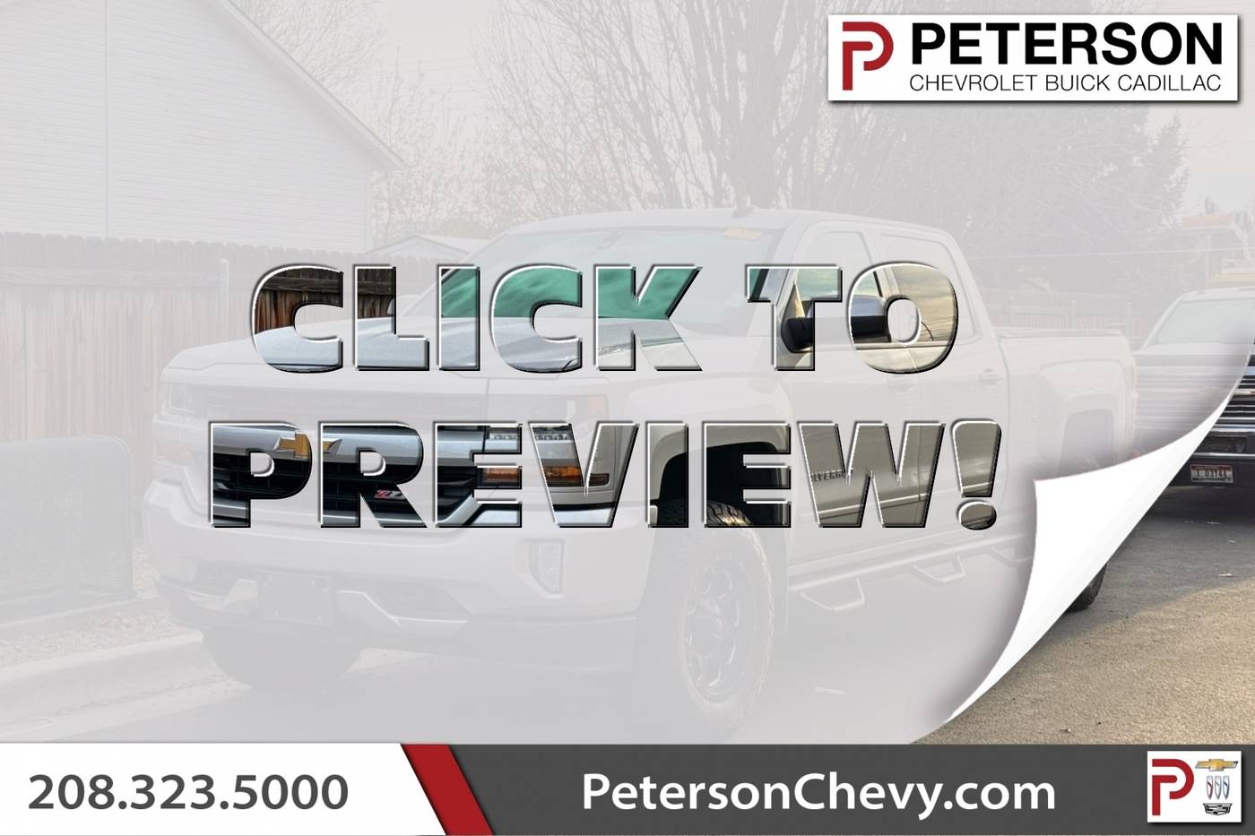 2016 Chevrolet Silverado 1500 LT — Pickup Truck — 63,323 mi — Boise, ID