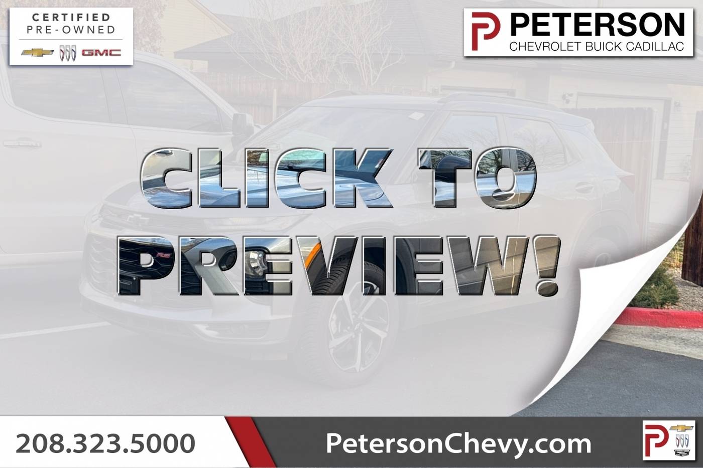 2021 Chevrolet Trailblazer RS — SUV — 39,849 mi — Boise, ID
