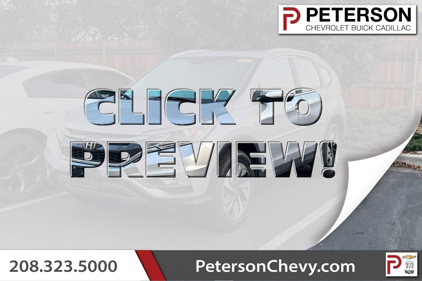 2016 Honda CR-V Touring — SUV — 72,487 mi — Boise, ID