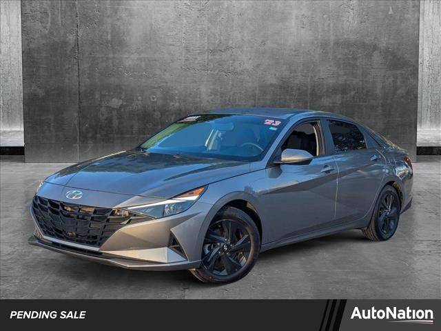 2023 Hyundai Elantra Hybrid Blue — Sedan — 24,091 mi — Miami, FL
