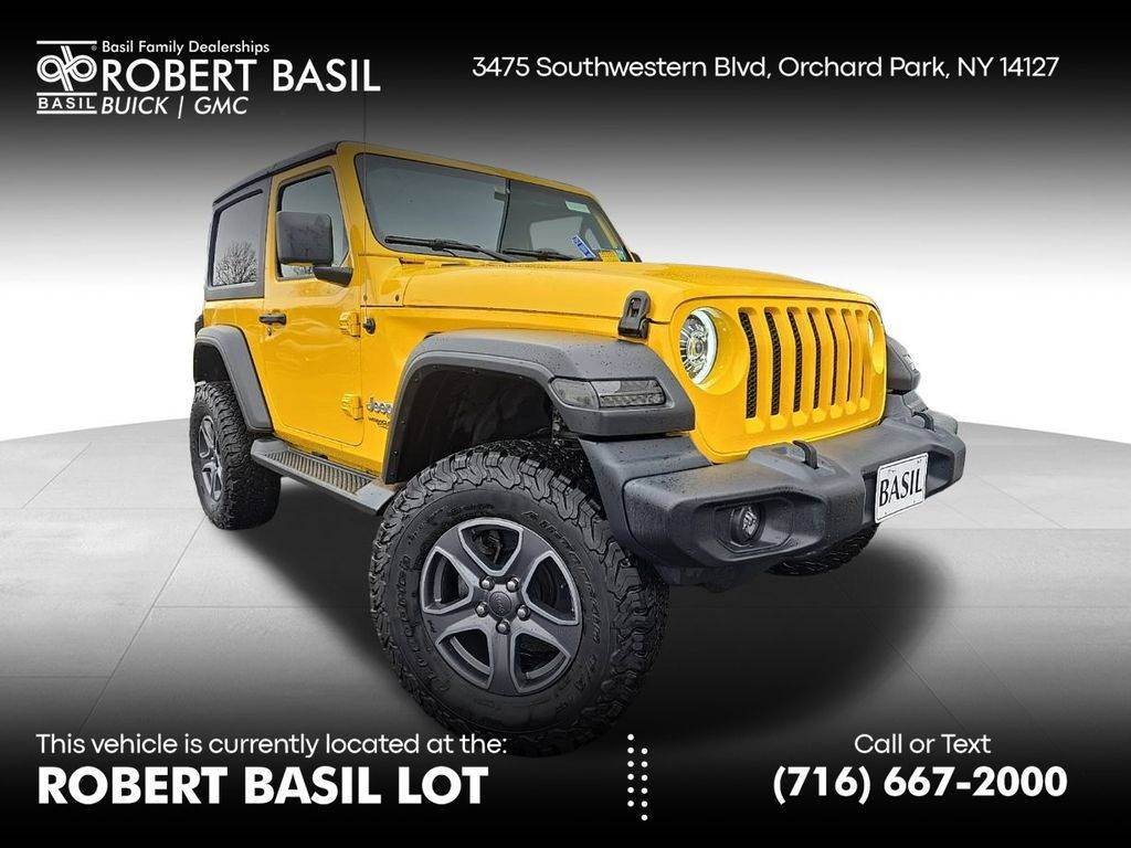 2019 Jeep Wrangler Sport S — SUV — 19,525 mi — Orchard Park, NY
