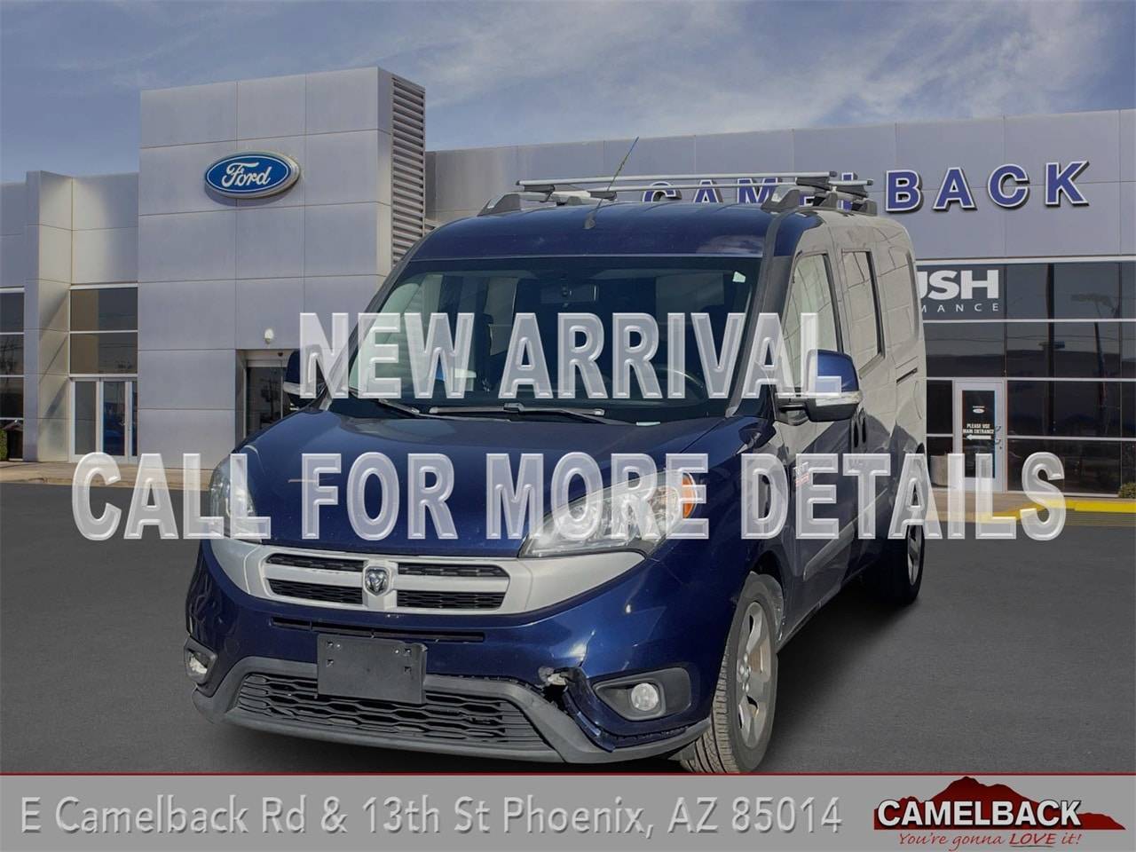 2015 Ram ProMaster City Cargo Van Tradesman SLT — Minivan — 123,253 mi — Phoenix, AZ