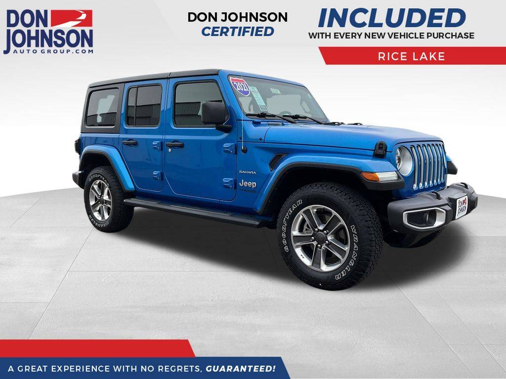 2021 Jeep Wrangler Sahara — SUV — 64,486 mi — Rice Lake, WI