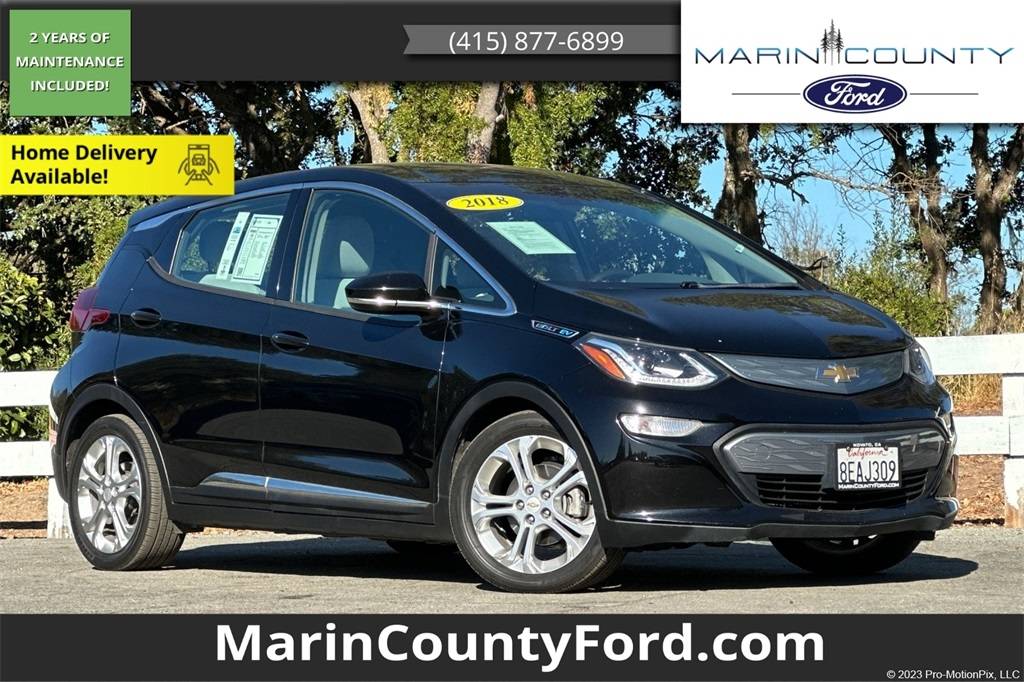 2018 Chevrolet Bolt EV LT — Hatchback — 55,107 mi — Novato, CA