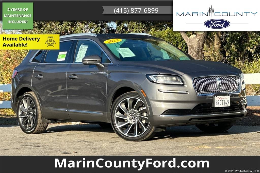 2022 Lincoln Nautilus Reserve — SUV — 24,649 mi — Novato, CA