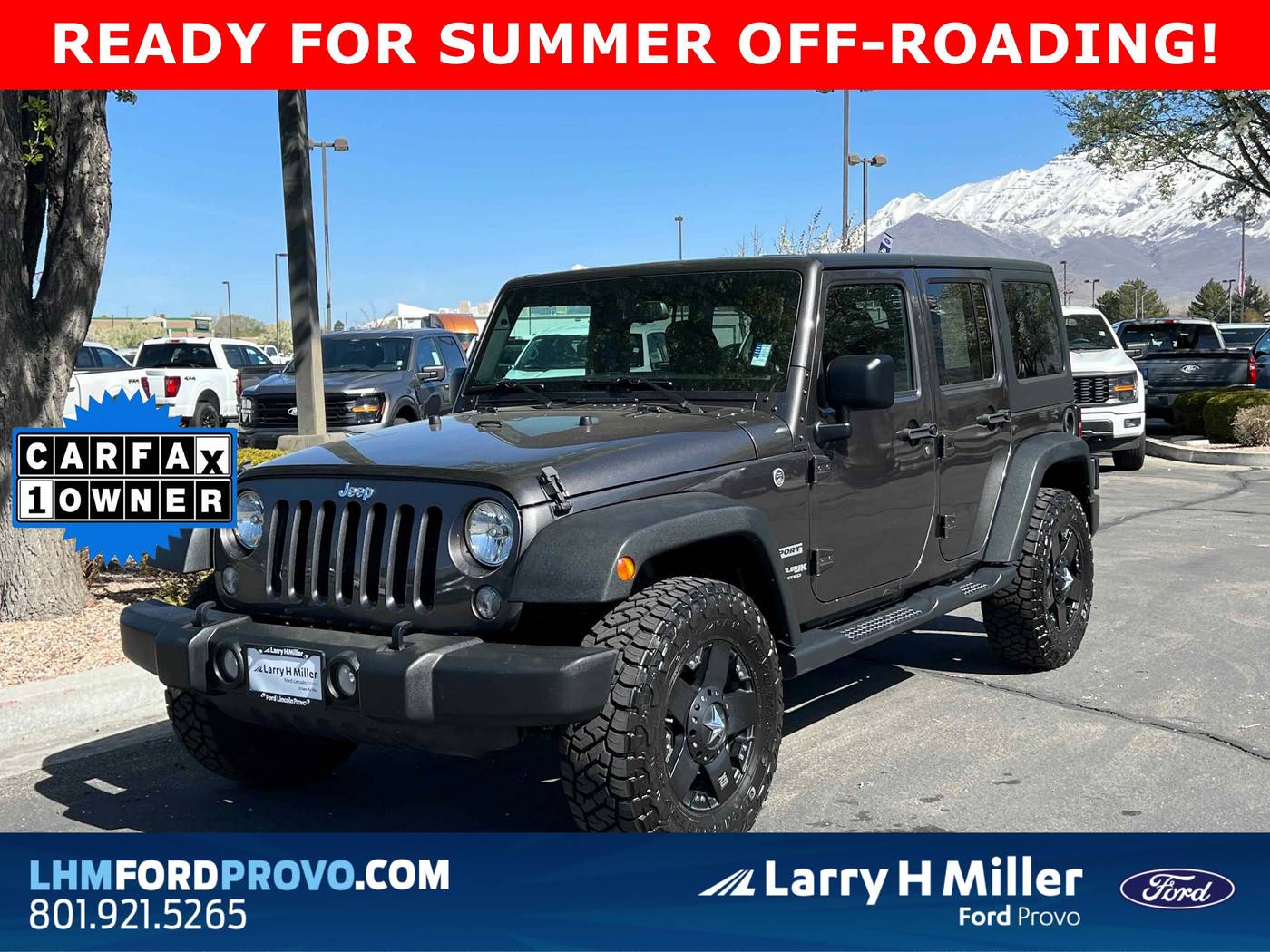 2018 Jeep Wrangler Sport S — SUV — 69,869 mi — Provo, UT