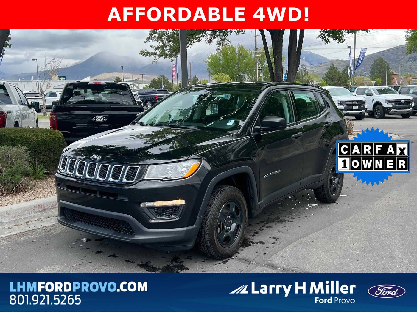 2021 Jeep Compass Sport — SUV — 111,313 mi — Provo, UT