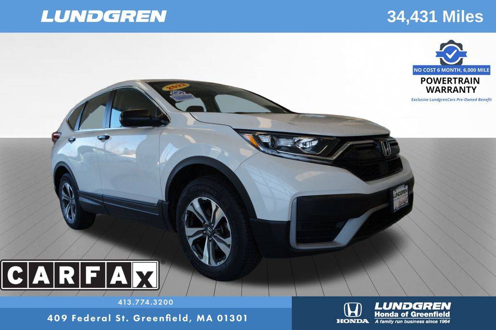 2022 Honda CR-V LX — SUV — 34,426 mi — Greenfield, MA