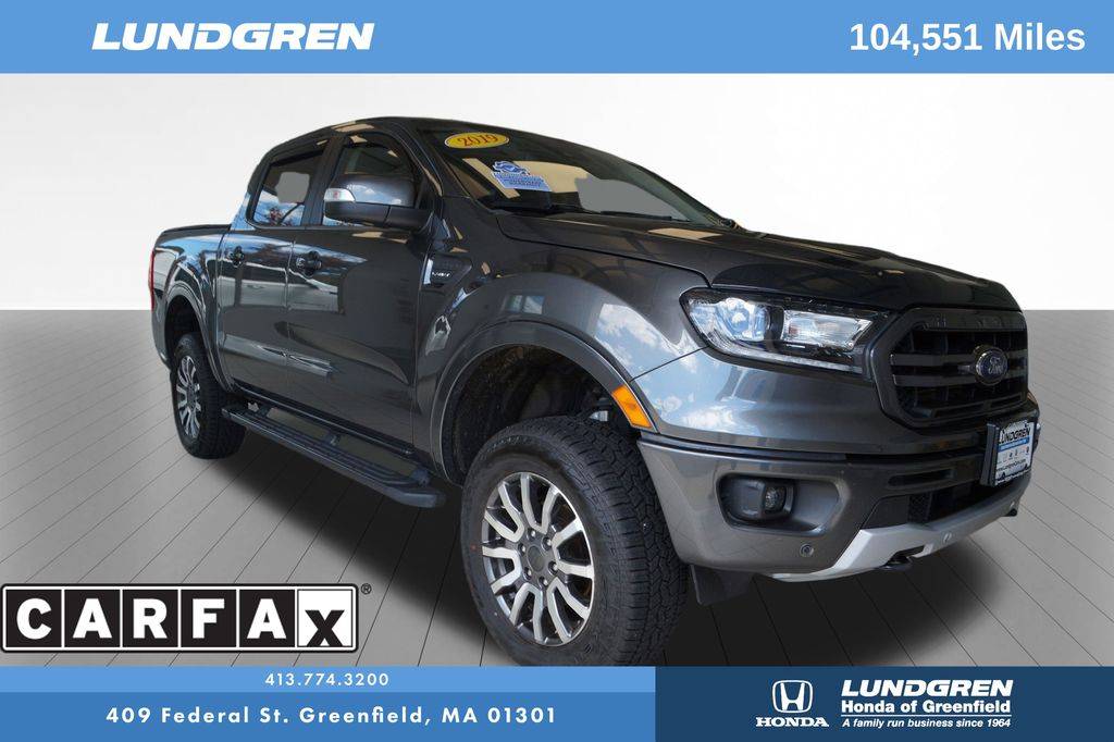 2019 Ford Ranger Lariat — Pickup Truck — 104,551 mi — Greenfield, MA