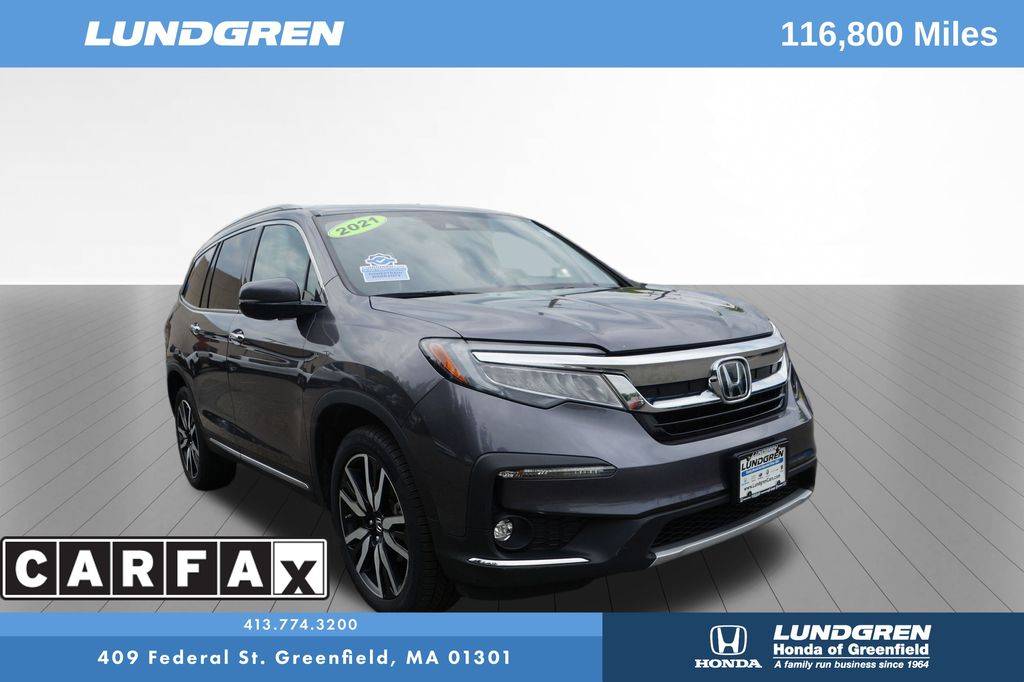 2021 Honda Pilot Touring — SUV — 116,113 mi — Greenfield, MA