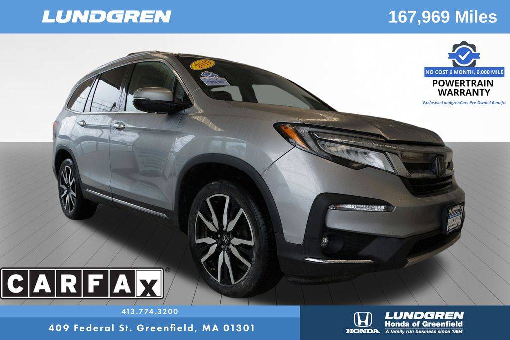 2019 Honda Pilot Elite — SUV — 167,969 mi — Greenfield, MA