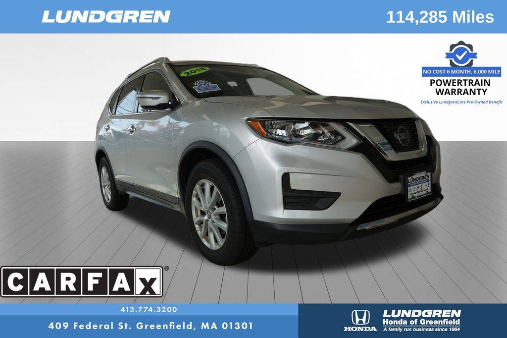 2018 Nissan Rogue SV — SUV — 114,285 mi — Greenfield, MA