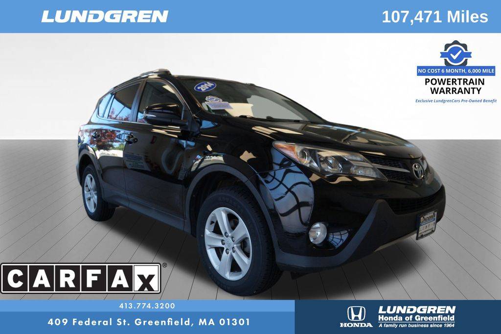 2014 Toyota RAV4 XLE — SUV — 107,283 mi — Greenfield, MA