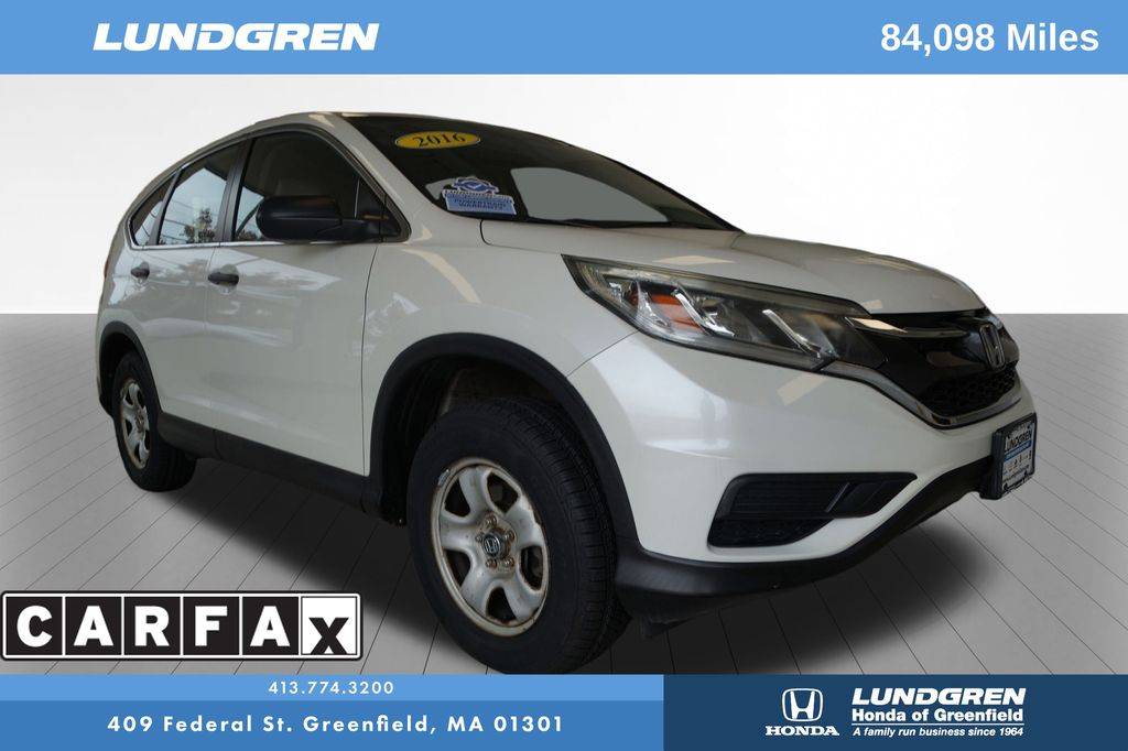 2016 Honda CR-V LX — SUV — 84,098 mi — Greenfield, MA