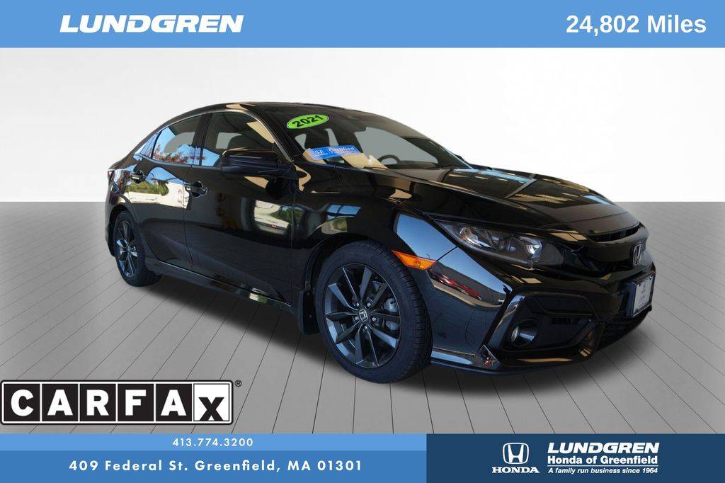 2021 Honda Civic EX — Hatchback — 24,681 mi — Greenfield, MA