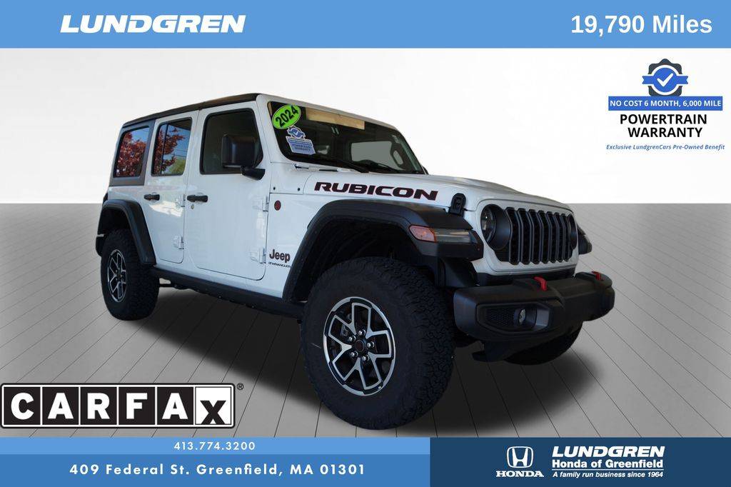 2024 Jeep Wrangler Rubicon — SUV — 18,609 mi — Greenfield, MA