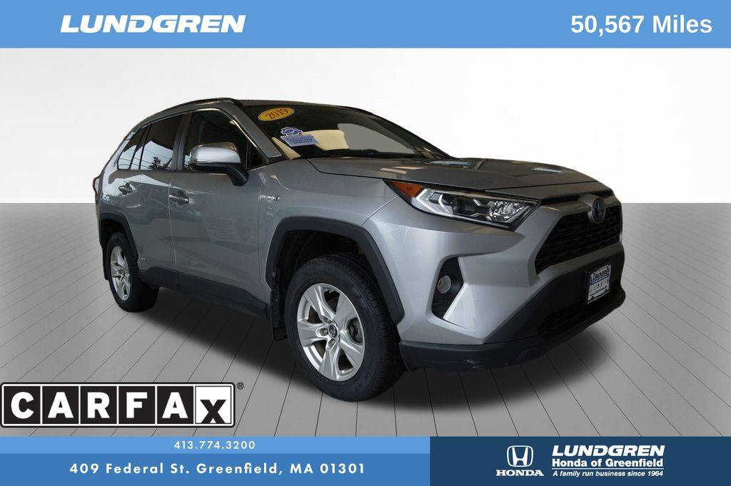 2019 Toyota RAV4 Hybrid XLE — SUV — 49,806 mi — Greenfield, MA