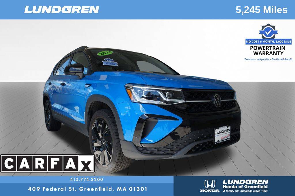 2024 Volkswagen Taos SE Black — SUV — 5,219 mi — Greenfield, MA