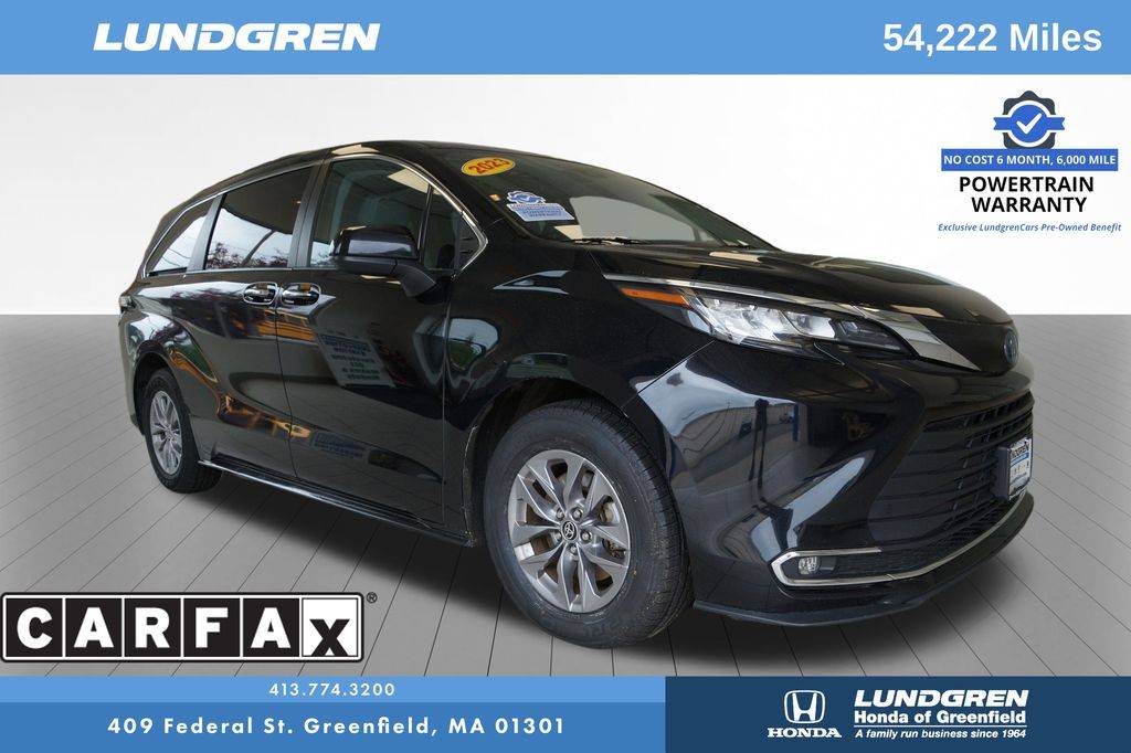 2023 Toyota Sienna XLE — Minivan — 54,222 mi — Greenfield, MA
