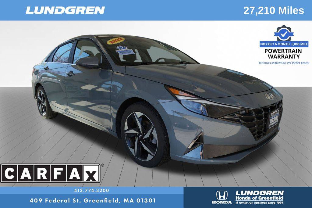2022 Hyundai Elantra SEL — Sedan — 27,210 mi — Greenfield, MA