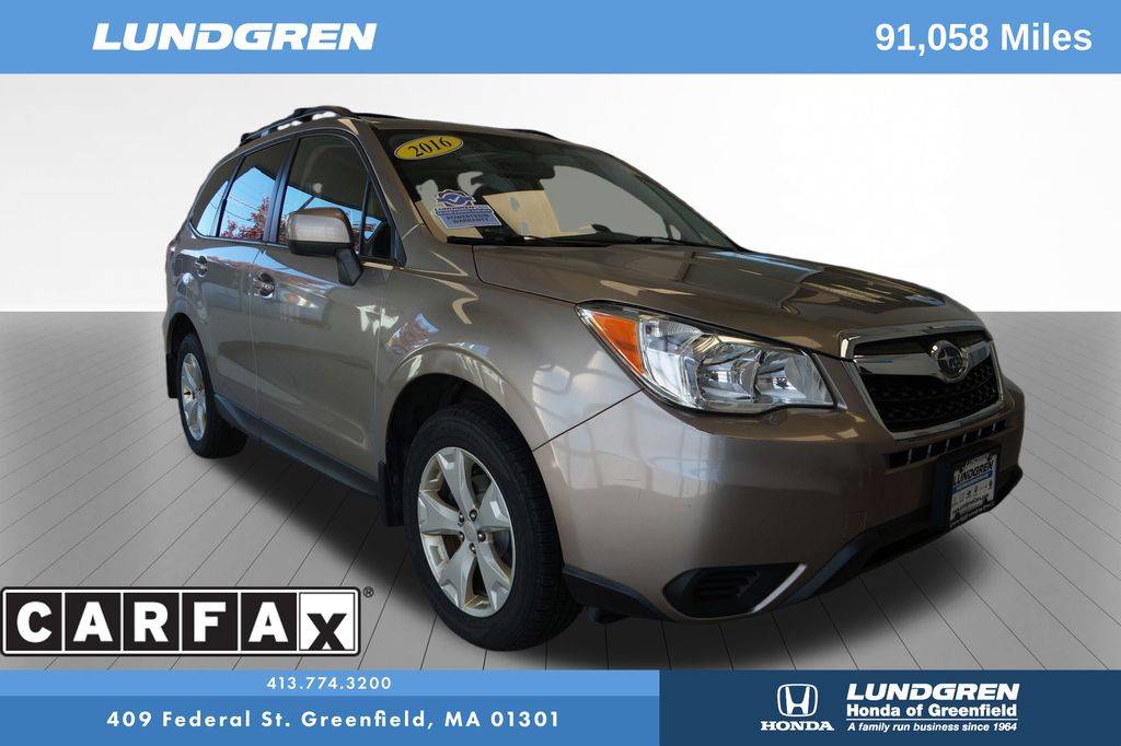 2016 Subaru Forester 2.5i Premium — SUV — 91,058 mi — Greenfield, MA