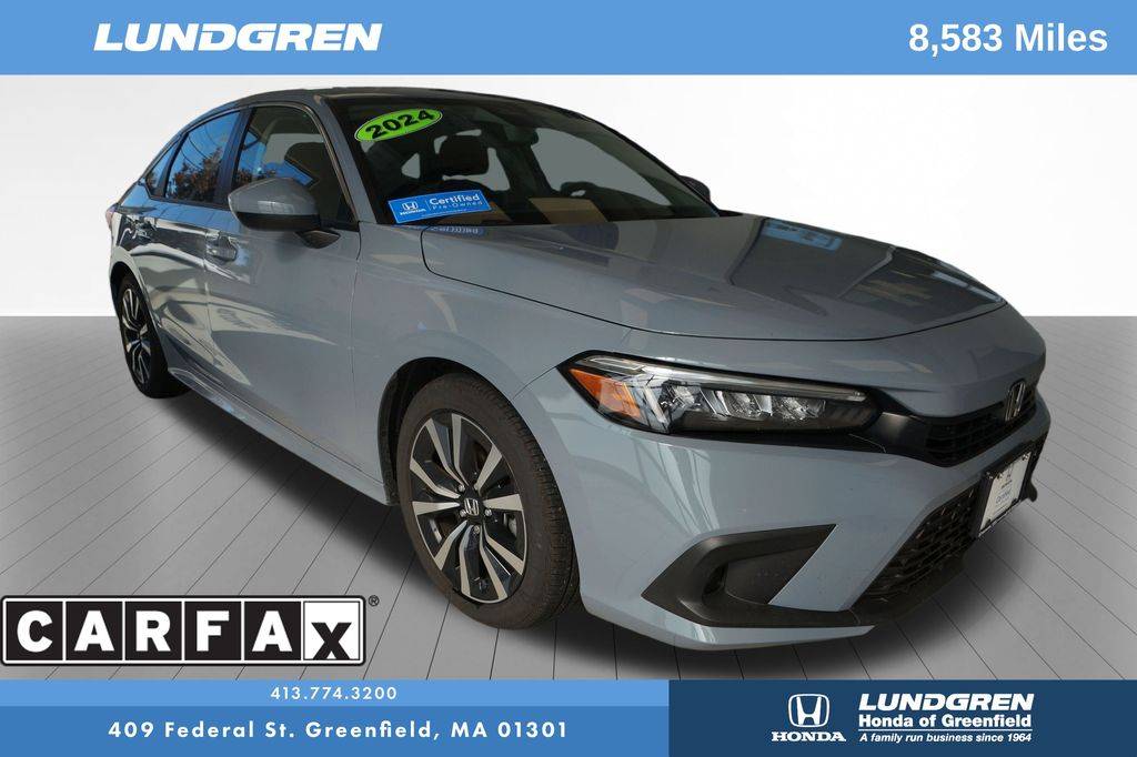 2024 Honda Civic EX — Sedan — 8,583 mi — Greenfield, MA