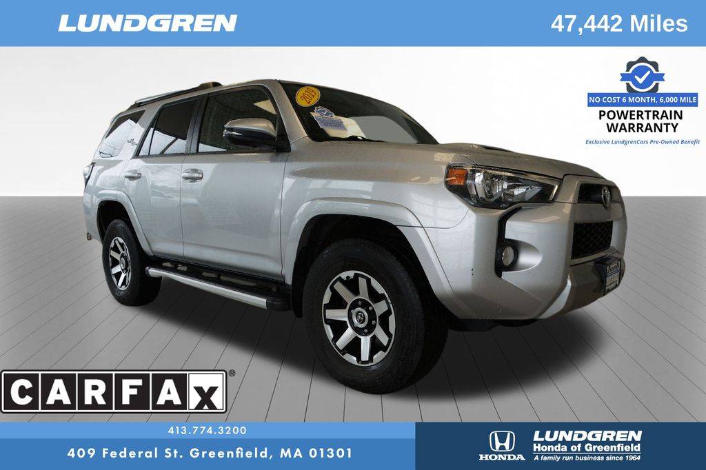 2019 Toyota 4Runner SR5 — SUV — 47,442 mi — Greenfield, MA
