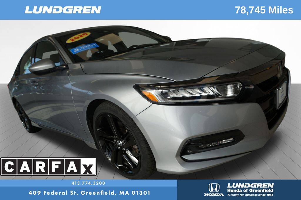 2020 Honda Accord Sport — Sedan — 78,745 mi — Greenfield, MA