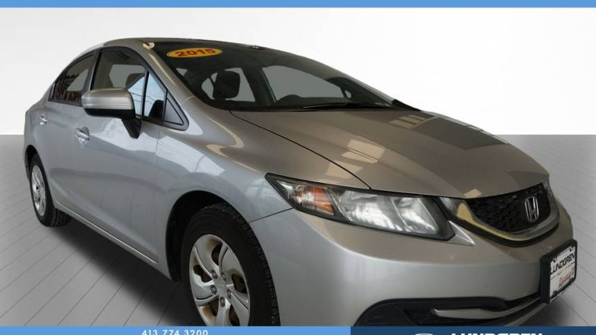 2015 Honda Civic LX — Sedan — 121,635 mi — Greenfield, MA