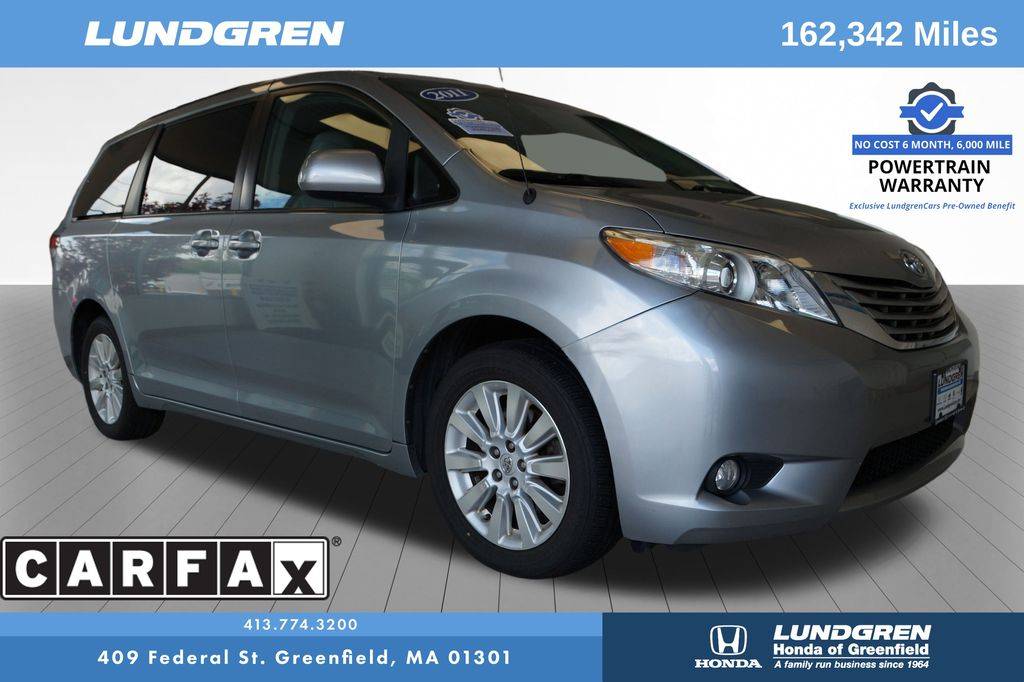 2011 Toyota Sienna XLE — Minivan — 162,342 mi — Greenfield, MA
