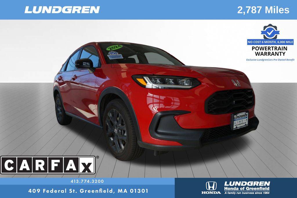 2024 Honda HR-V Sport — SUV — 2,727 mi — Greenfield, MA