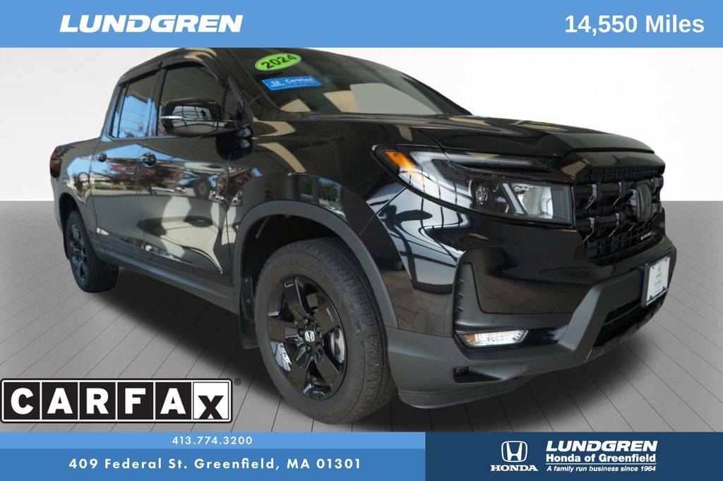 2024 Honda Ridgeline Black Edition — Pickup Truck — 14,550 mi — Greenfield, MA