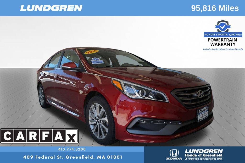 2015 Hyundai Sonata Sport — Sedan — 95,816 mi — Greenfield, MA