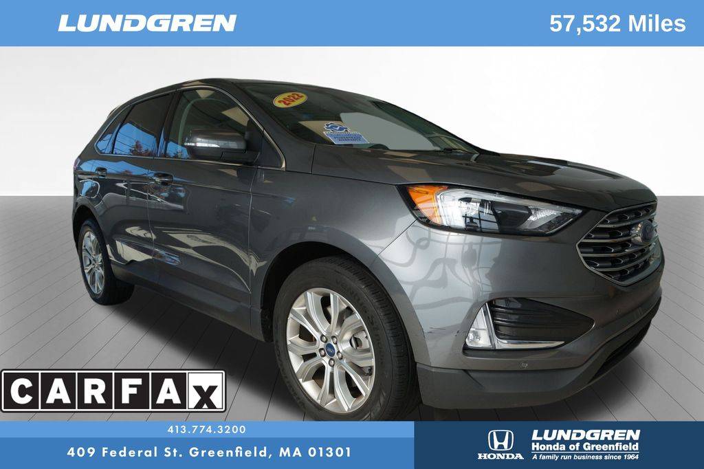 2022 Ford Edge Titanium — SUV — 57,532 mi — Greenfield, MA