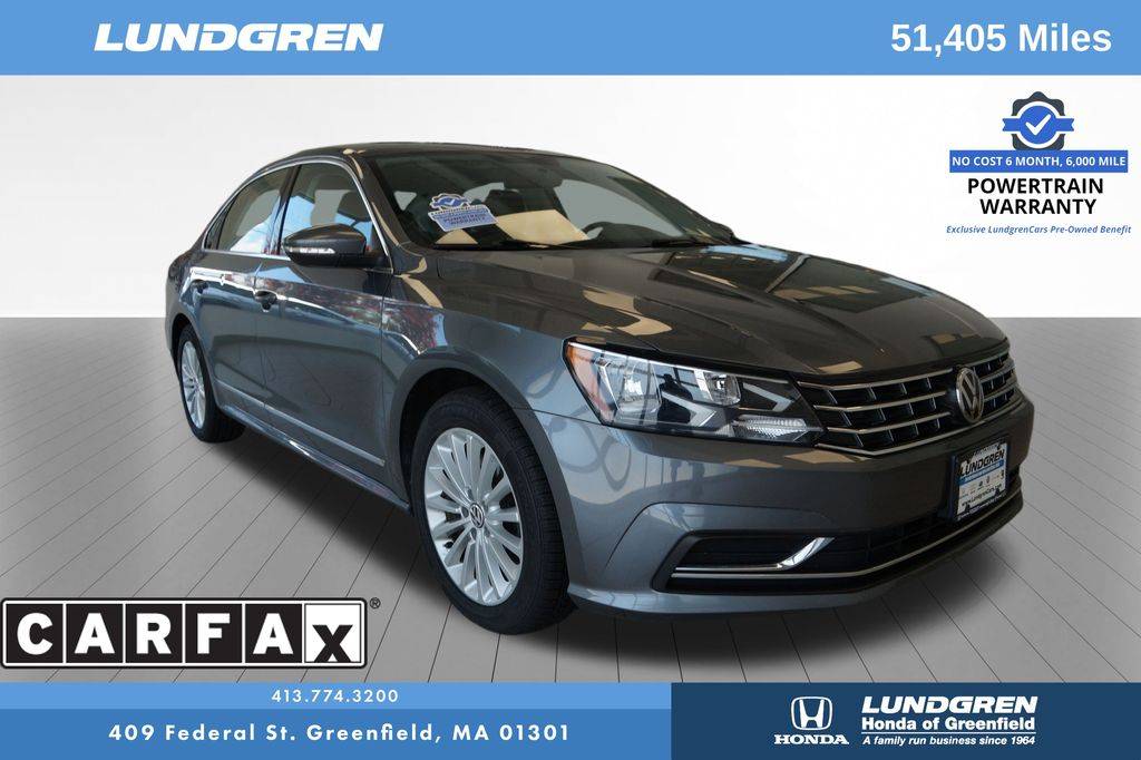 2017 Volkswagen Passat 1.8T SE — Sedan — 51,405 mi — Greenfield, MA