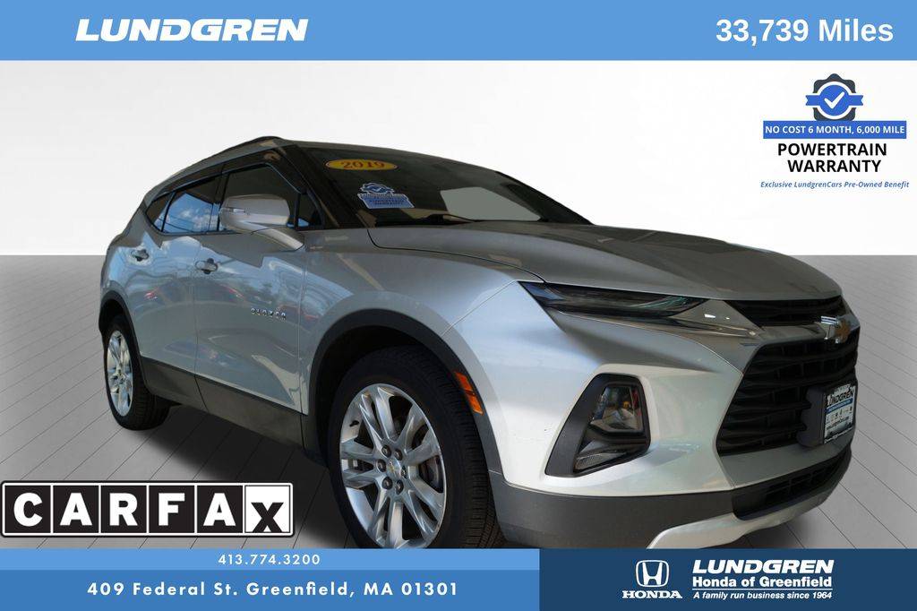 2019 Chevrolet Blazer 3LT — SUV — 33,727 mi — Greenfield, MA