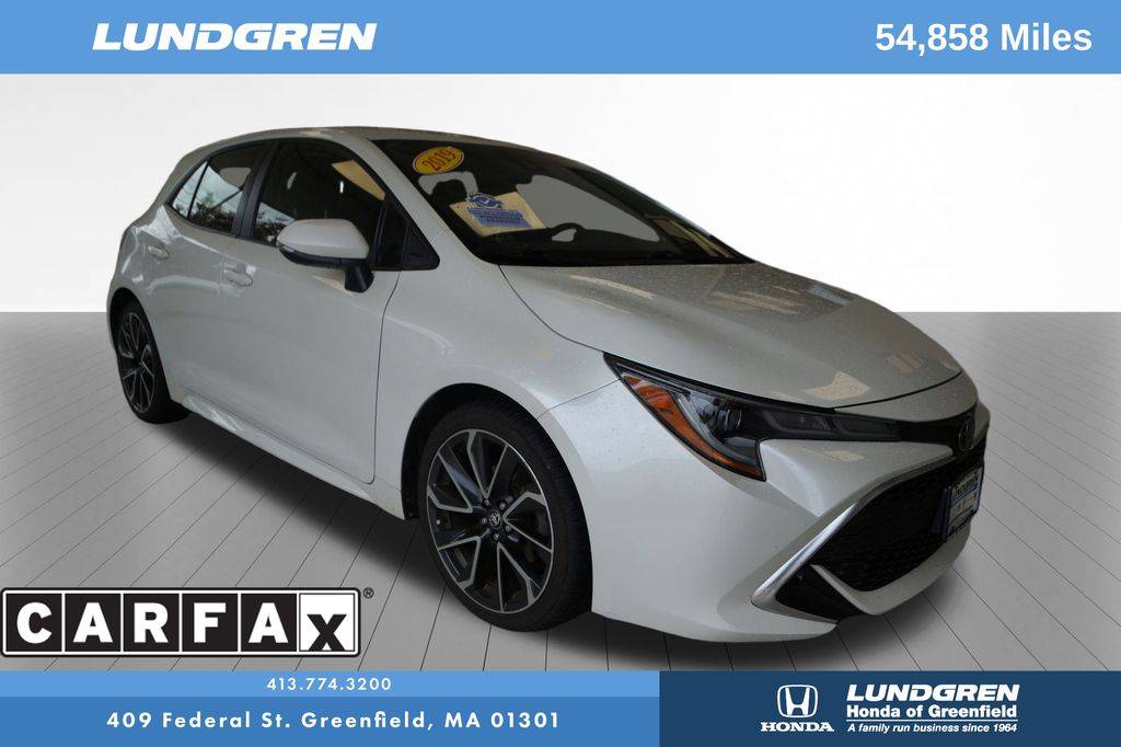 2019 Toyota Corolla Hatchback SE — Hatchback — 54,858 mi — Greenfield, MA