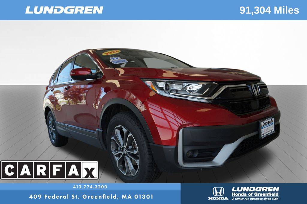 2022 Honda CR-V EX-L — SUV — 91,304 mi — Greenfield, MA
