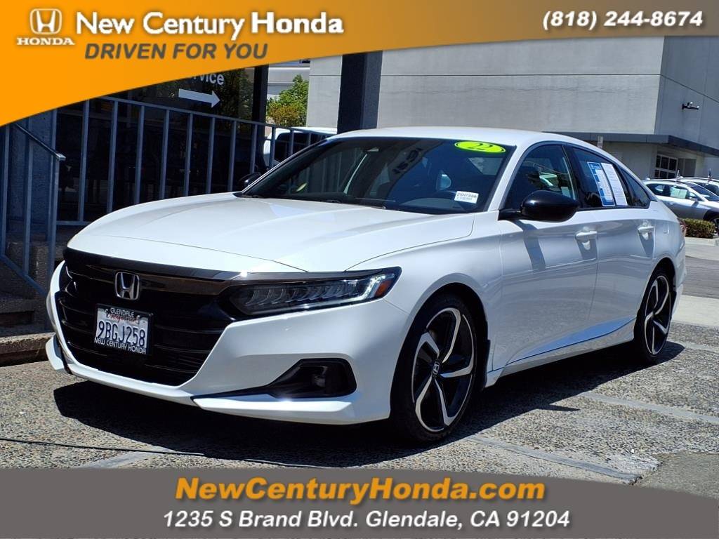 2022 Honda Accord Sport — Sedan — 21,933 mi — Glendale, CA