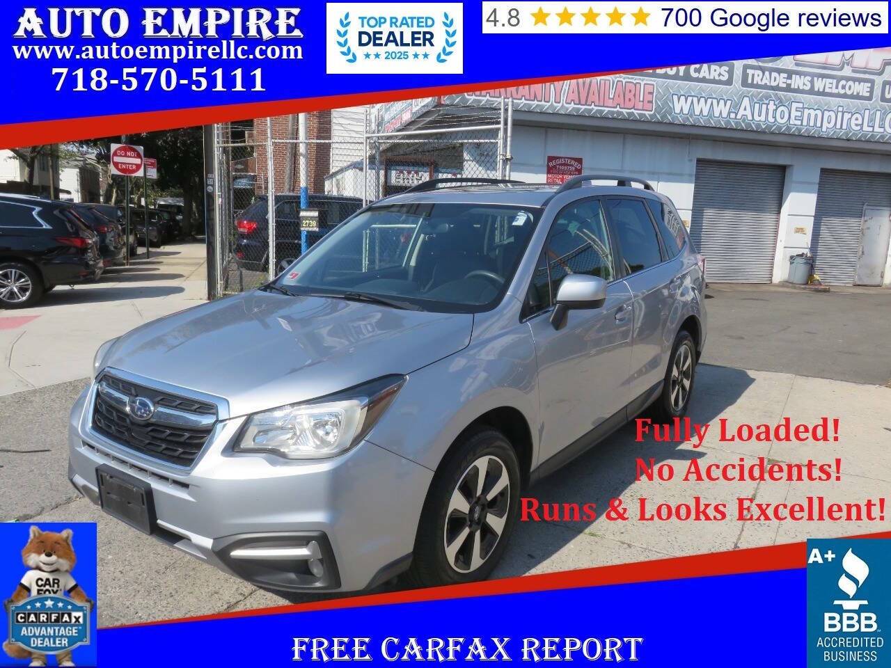 2017 Subaru Forester 2.5i Limited — SUV — 100,129 mi — Brooklyn, NY