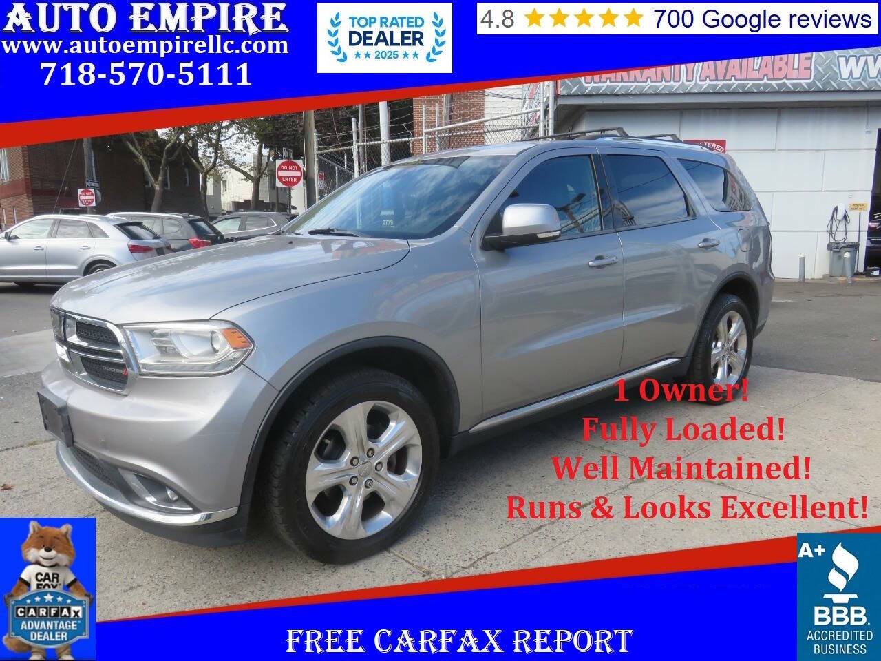 2014 Dodge Durango Limited — SUV — 124,637 mi — Brooklyn, NY