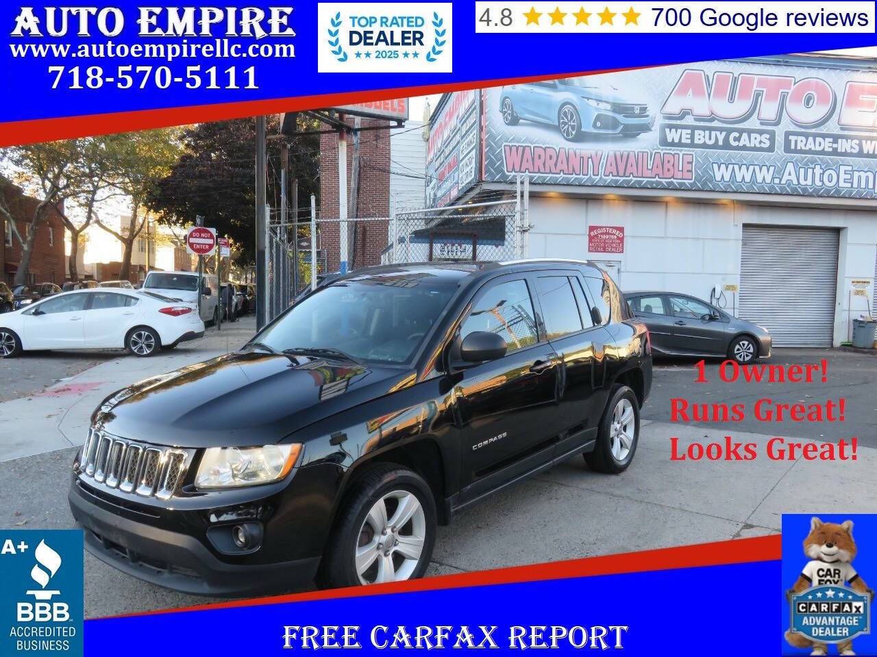 2012 Jeep Compass Latitude — SUV — 106,309 mi — Brooklyn, NY